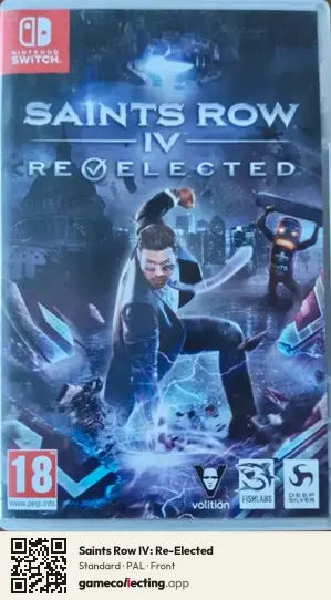 Saints Row IV: Re-Elected Nintendo Switch, PAL box front