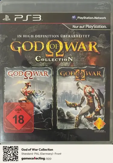God of War Collection PlayStation 3, Germany box front