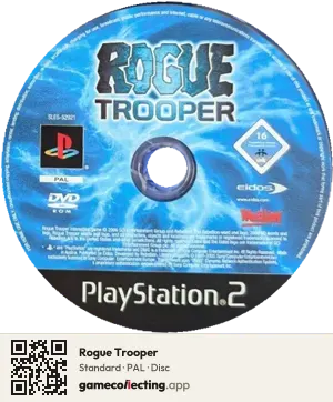 Rogue Trooper PlayStation 2, PAL disc