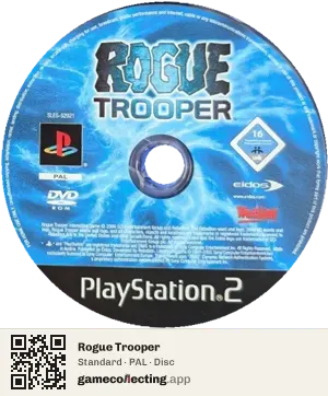 Rogue Trooper PlayStation 2, PAL disc