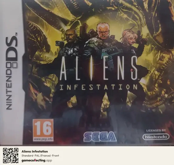 Aliens: Infestation Nintendo DS, France box front