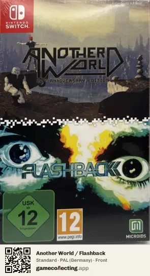 Another World / Flashback Nintendo Switch, Germany box front