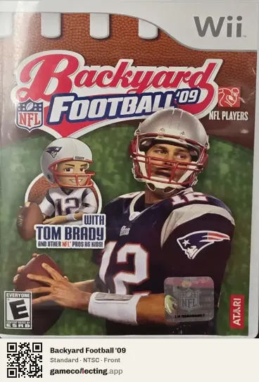 Backyard Football '09 Nintendo Wii, NTSC box front