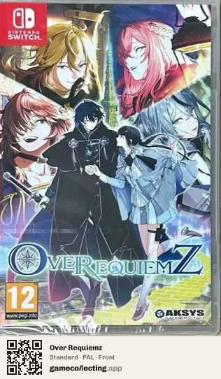 Over Requiemz Nintendo Switch, PAL box front