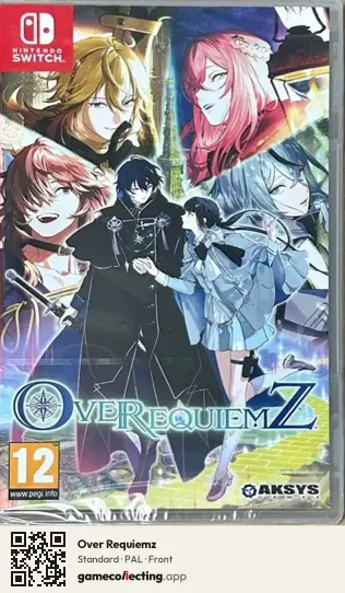 Over Requiemz Nintendo Switch, PAL box front