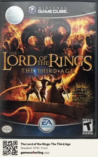 The Lord of the Rings: The Third Age Nintendo GameCube, NTSC box front