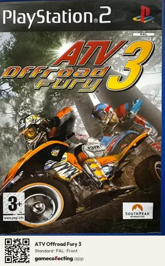 ATV Offroad Fury 3 PlayStation 2, PAL box front