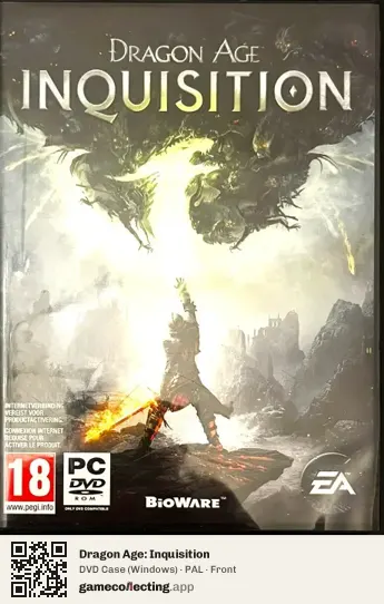 Dragon Age: Inquisition Computer, PAL box front
