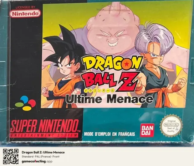 Dragon Ball Z: Ultime Menace Super Nintendo Entertainment System, France box front