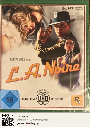 L.A. Noire Xbox One, Germany box front
