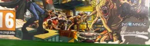 Sunset Overdrive, the PEGI square on its front