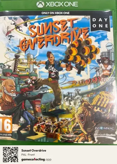 Sunset Overdrive Xbox One, PAL box front