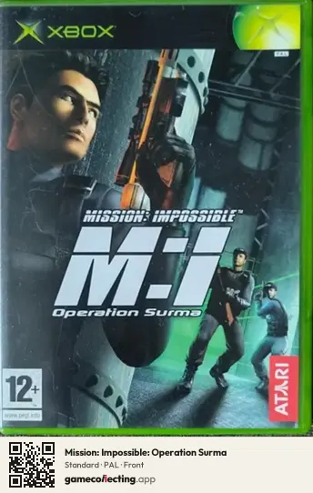 Mission: Impossible: Operation Surma Xbox, PAL box front