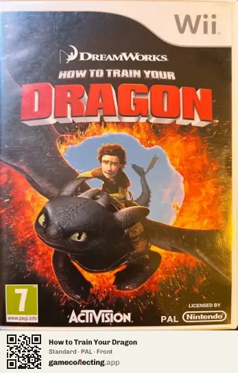 How to Train Your Dragon Nintendo Wii, PAL box front