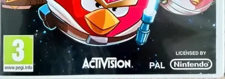 Angry Birds Star Wars, the PEGI square on its front