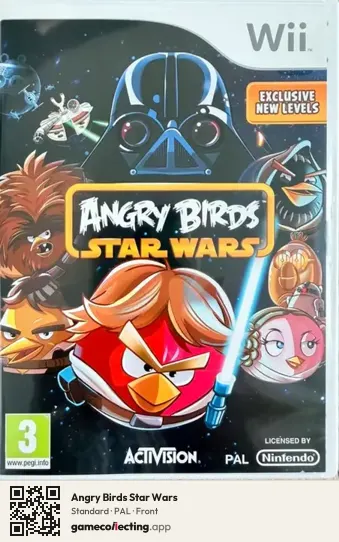 Angry Birds Star Wars Nintendo Wii, PAL box front