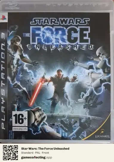 Star Wars: The Force Unleashed PlayStation 3, PAL box front