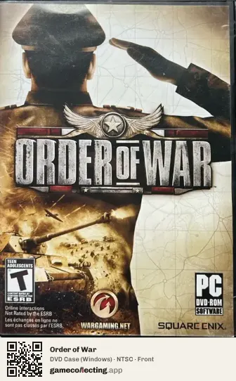 Order of War Computer, NTSC box front