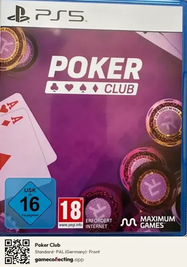 Poker Club PlayStation 5, Germany box front
