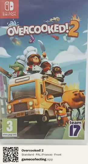Overcooked! 2 Nintendo Switch, France box front