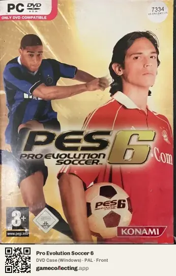 Pro Evolution Soccer 6 Computer, PAL box front