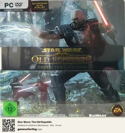 Star Wars: The Old Republic Computer, PAL box front