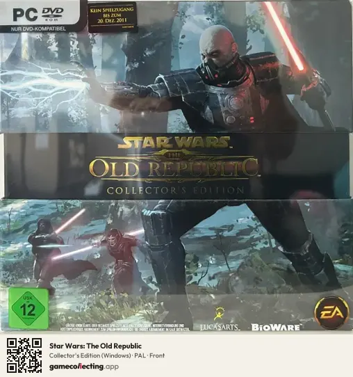 Star Wars: The Old Republic Computer, PAL box front