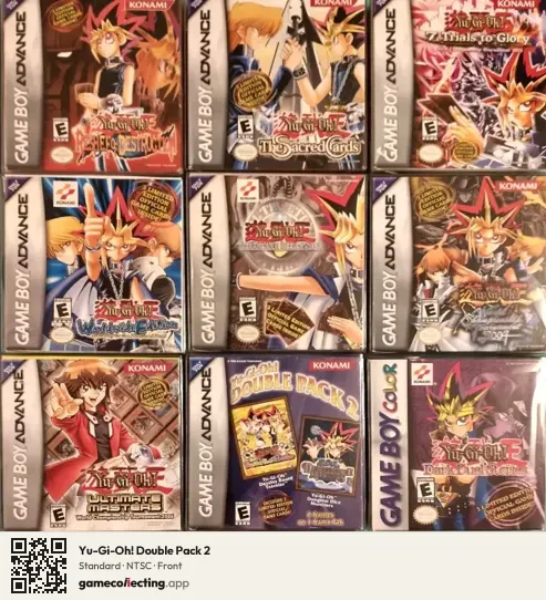 Yu-Gi-Oh! Double Pack 2 Game Boy Advance, NTSC box front