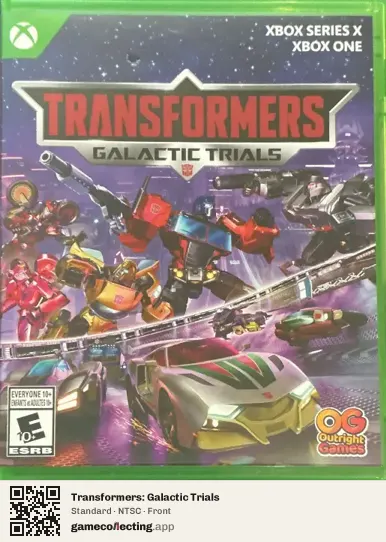 Transformers: Galactic Trials Xbox Series X, NTSC box front