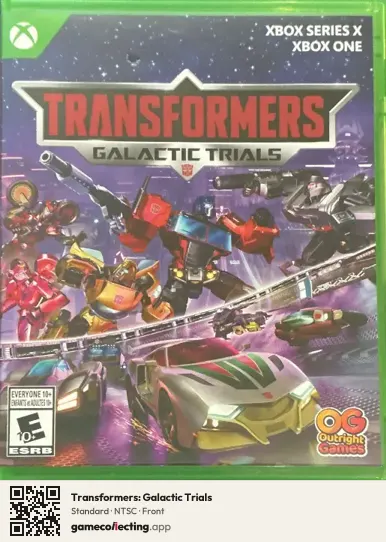 Transformers: Galactic Trials Xbox Series X, NTSC box front