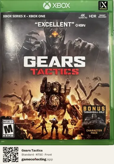 Gears Tactics Xbox Series X, NTSC box front