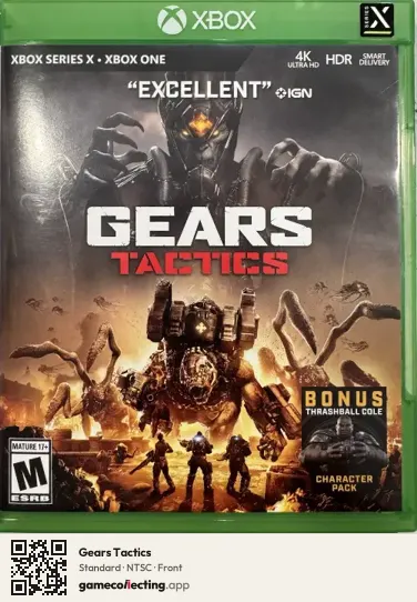 Gears Tactics Xbox Series X, NTSC box front