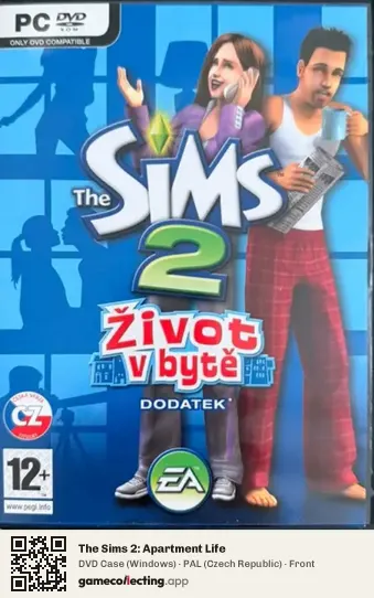 The Sims 2: Apartment Life Computer, Czech Republic box front