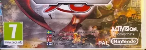 Bakugan: Defenders of the Core, the PEGI square on its front