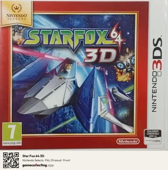 Star Fox 64 3D Nintendo 3DS, France box front