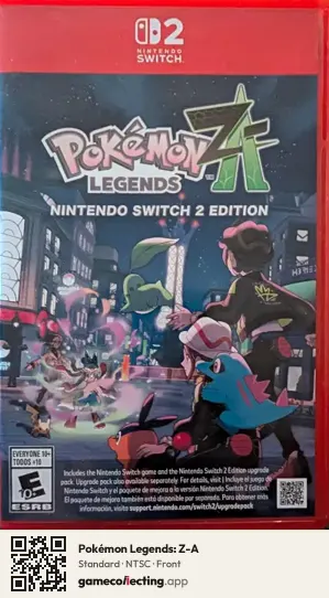 Pokémon Legends: Z-A Nintendo Switch 2, NTSC box front
