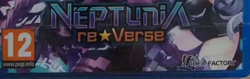 Neptunia ReVerse, the PEGI square on its front