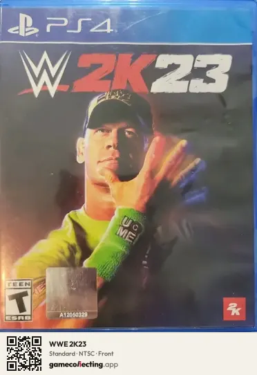 WWE 2K23 PlayStation 4, NTSC box front