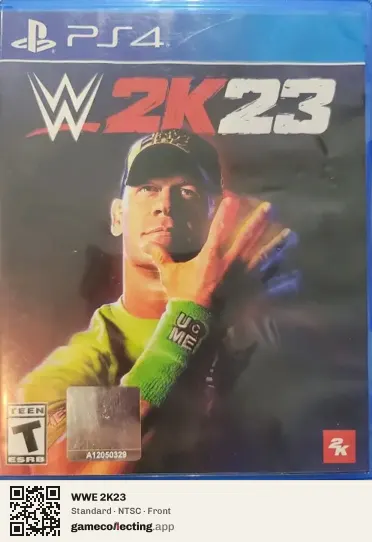 WWE 2K23 PlayStation 4, NTSC box front