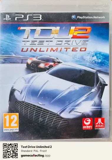 Test Drive Unlimited 2 PlayStation 3, PAL box front