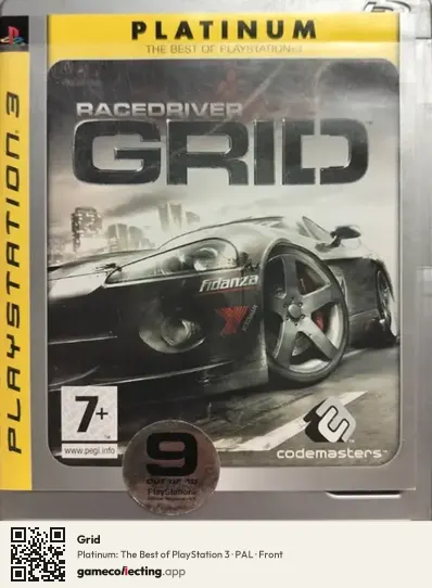 Grid PlayStation 3, PAL box front