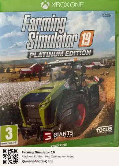 Farming Simulator 19 Xbox One, Germany box front