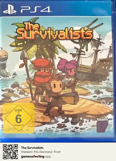 The Survivalists PlayStation 4, Germany box front