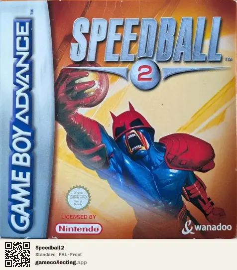 Speedball 2 Game Boy Advance, PAL box front