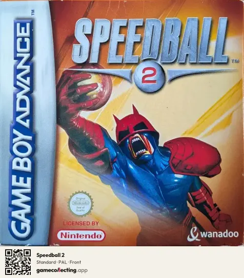 Speedball 2 Game Boy Advance, PAL box front
