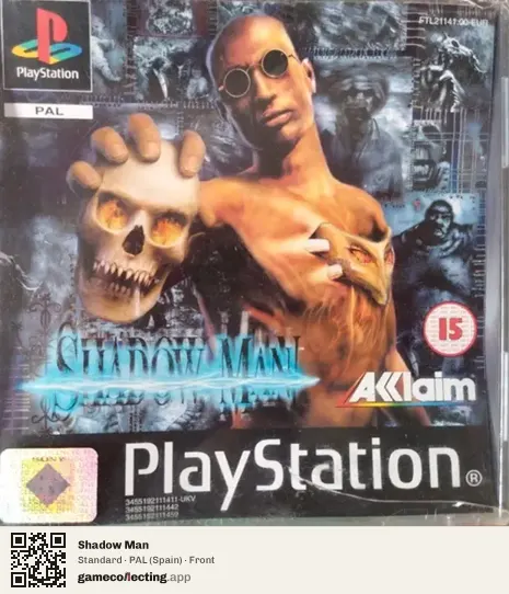 Shadow Man PlayStation, Spain box front