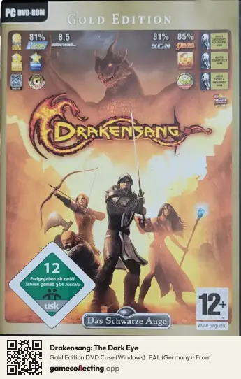 Drakensang: The Dark Eye Computer, Germany box front