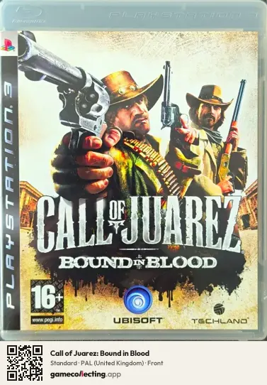 Call of Juarez: Bound in Blood PlayStation 3, United Kingdom box front
