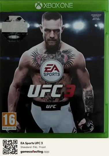 EA Sports UFC 3 Xbox One, PAL box front