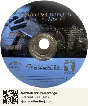 X2: Wolverine's Revenge Nintendo GameCube, NTSC disc